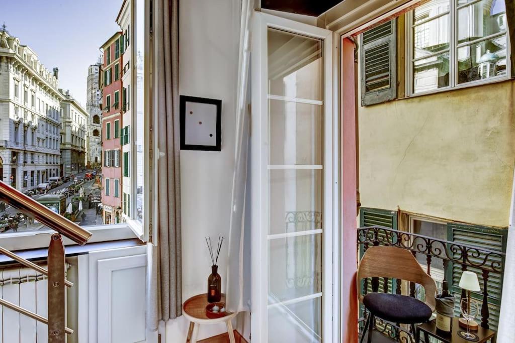 Luminoso Appartamento Nel Cuore Di Genova+Balcone Exterior foto